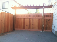 Driveway gate and arbor