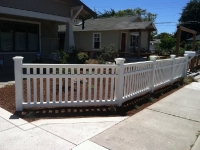 Custom picket fence