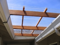 Corrugated Sun-Tough Breezeway Covering