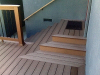 Timbertech Entryway Deck and Privacy Wall