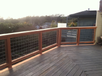 Wire railing