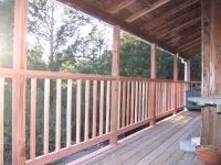 Redwood Railing and Supports Replacement